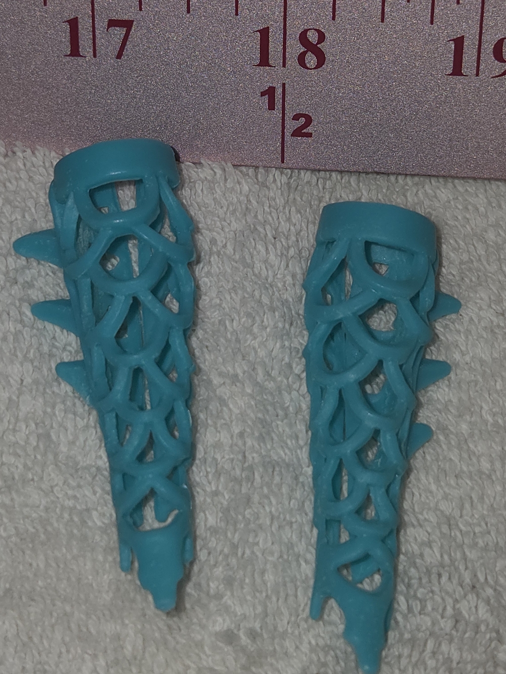 Mattel Monster High Create A Monster Blue Teal Doll Leg Accessories (Pair)